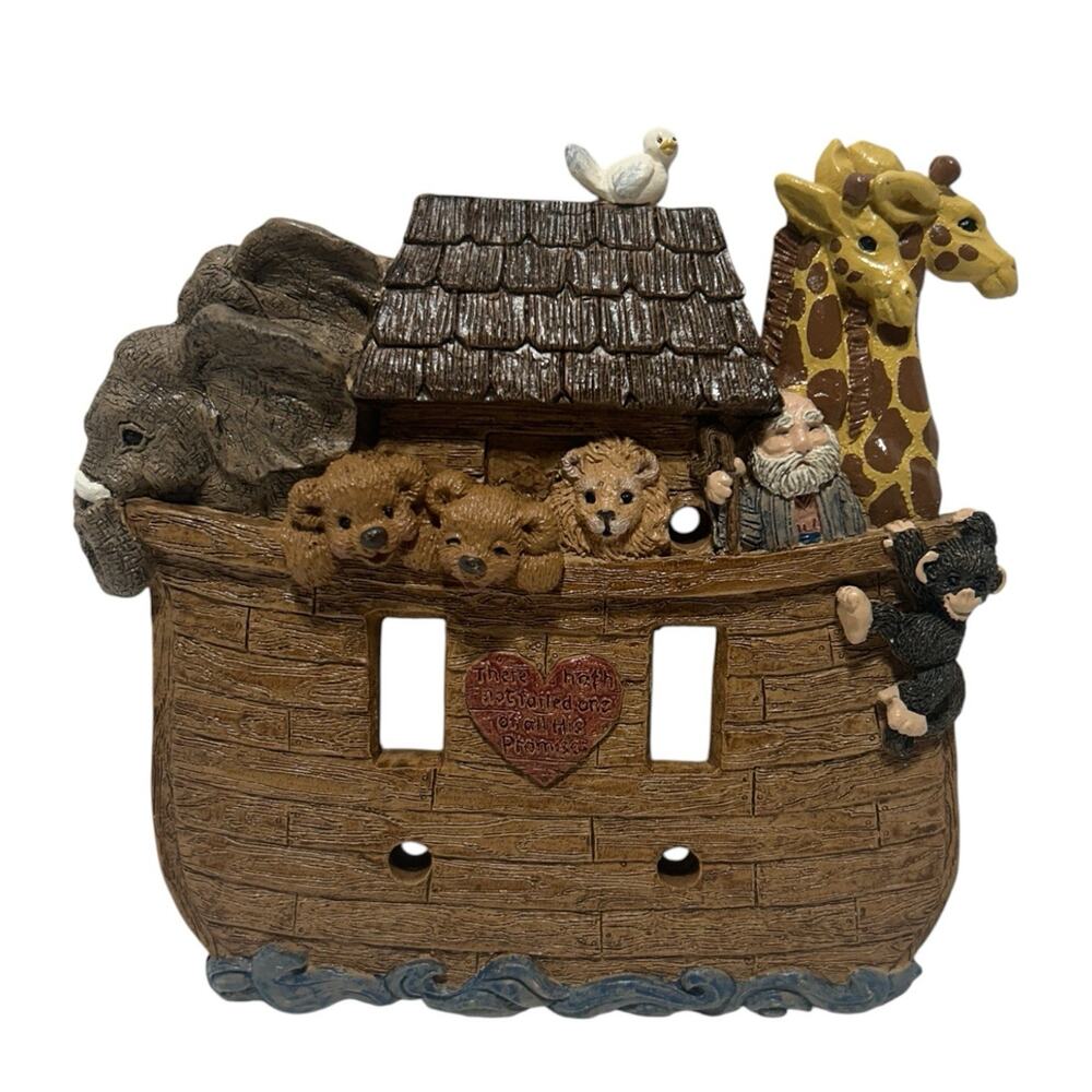 Vintage Noah’s Ark Double Light Switch Plate Cover Vicki Lane Nursery Decor